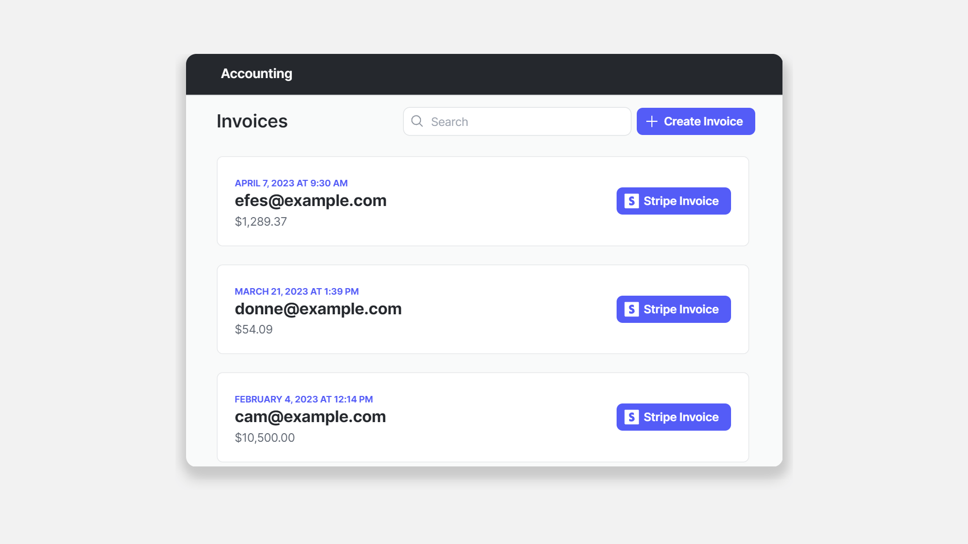Use case of the Stripe Integration